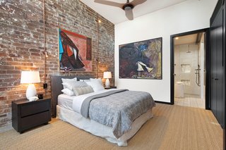 One of the four bedrooms.