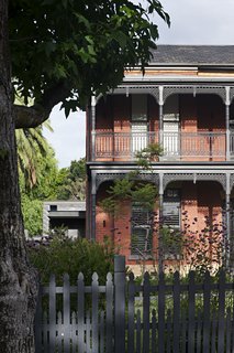 Much of the renovation process involved revealing and exposing the history of the old building, and bringing out echoes of the original construction materials.