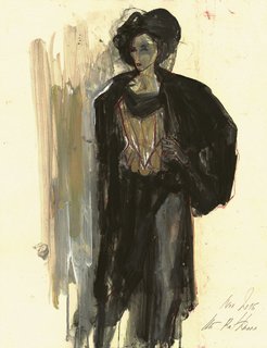  Hommage à Rembrandt VI Drawing by Ute Rathmann 