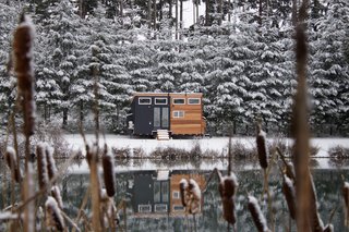 Hunkered down during a week-long snow storm, three couples hatch a plan to build purposefully designed and expertly crafted tiny homes under the moniker Tiny Heirloom.