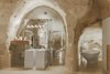 Modern home with Terrazzo Floor and Wall Lighting. The spaces are engulfed in tuff and sections of plastered perimeter walls. Photo 11 of La Dimora Di Matello