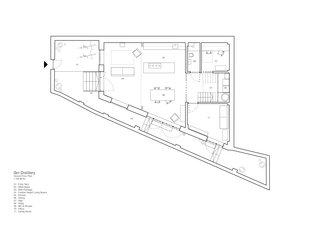 The ground floor plan.