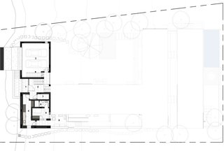 The lower-level floor plan.