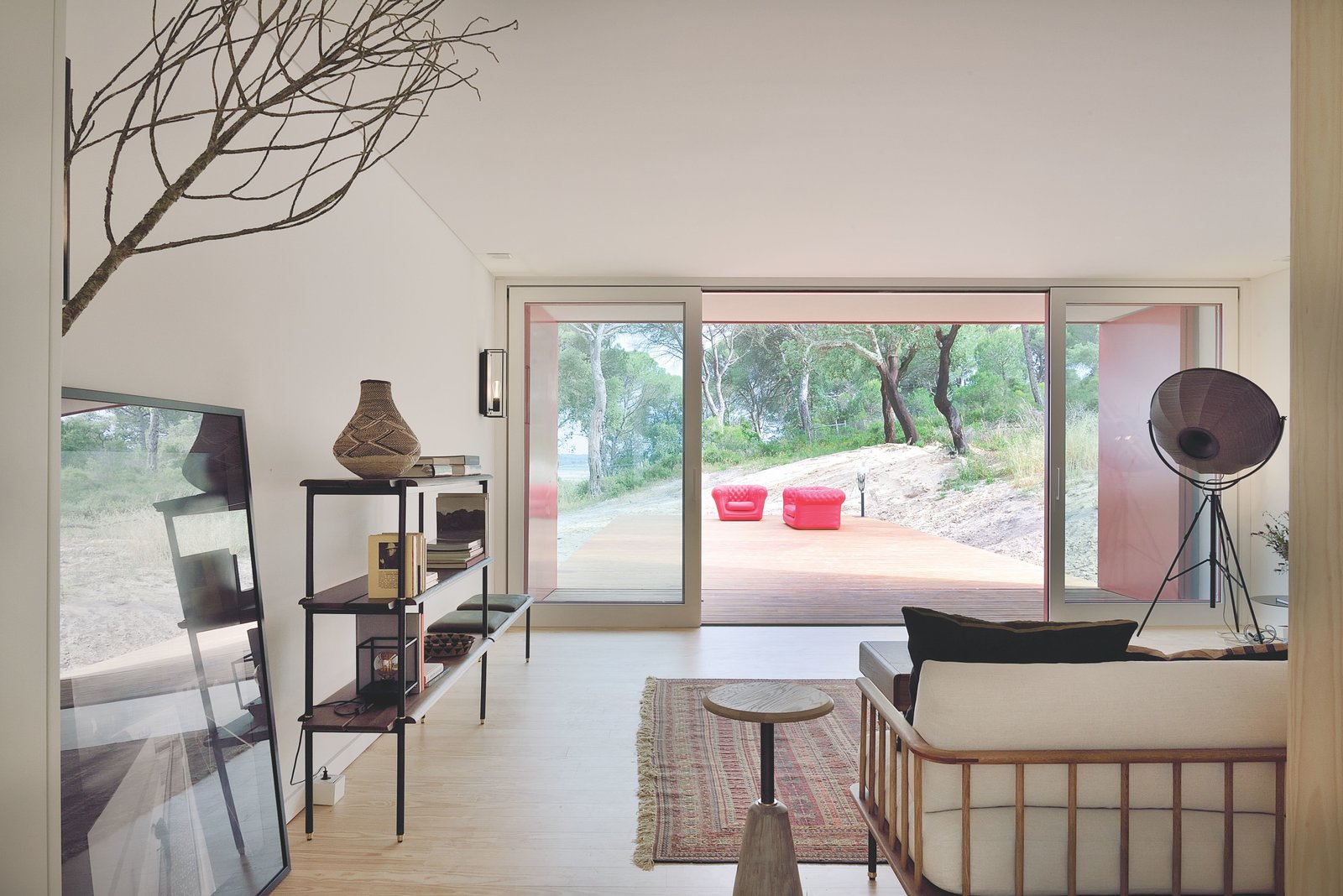 Photo 9 Of 15 In A Fiery Red Home Sizzles With Simplistic Modern Design Dwell