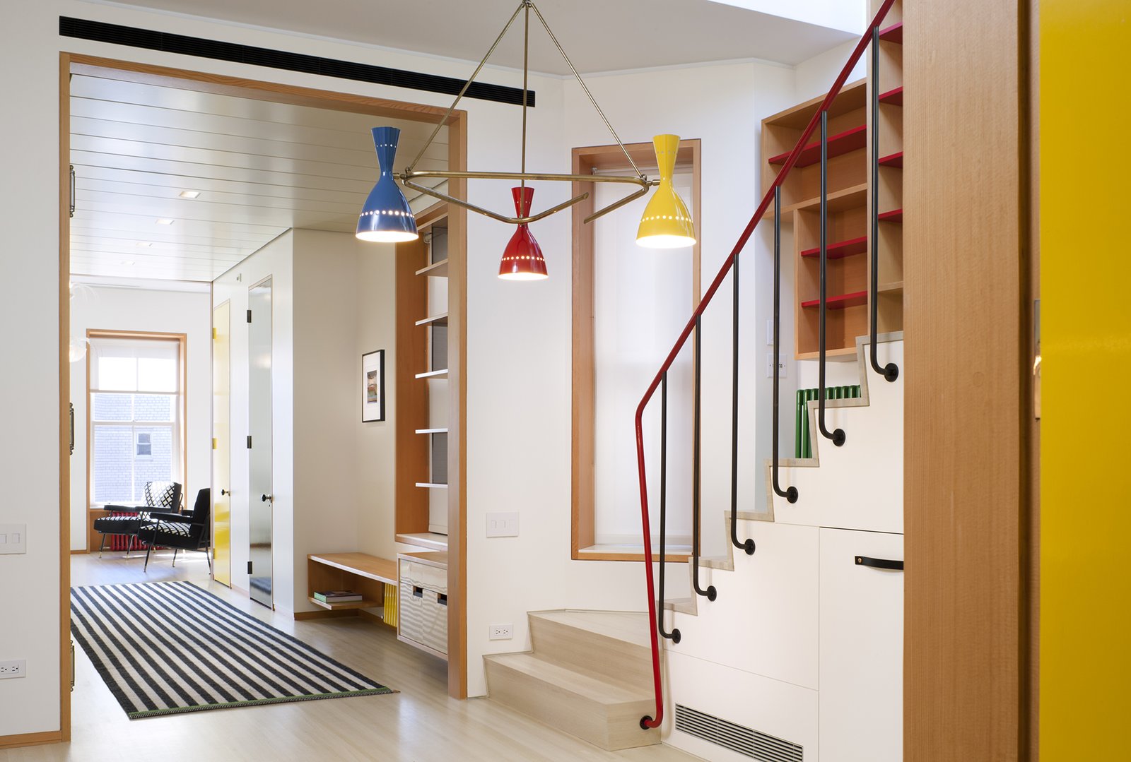Image showcasing Photo 8 of 9 in A Colorful Penthouse Pays Homage to American Design - Dwell