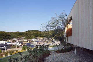 The house is located on a terraced hill in Okayama Prefecture near the Seto Inland Sea in Japan.