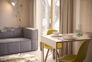 "Like the interior, we were keen to keep the essential exterior forms uncomplicated and clean—but with enough of a twist to keep the architecture lively and interesting," says Rummey. 