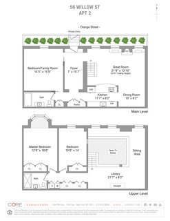 A look at the home's floor plan drawing.