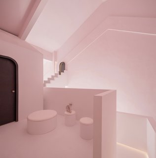 Pale pink and white lends Dream its serene and surreal atmosphere.