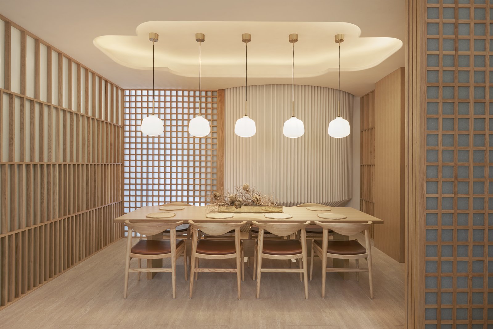 Photo 3 of 10 in Honeycomb Paper Covers a Skylight in This Hip Japanese ...