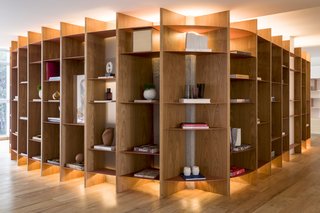 A bookcase by Pascali Semerdjian.