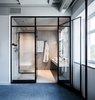 One of the bathrooms is conceived as a modern glass box. Photo 18 of BURSA Hotel modern home