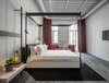 Modern home with Bedroom, Bed, Night Stands, Rug Floor, Table Lighting, and Wall Lighting. A guest suite with a pink Muuto Tip table lamp. Photo 10 of BURSA Hotel