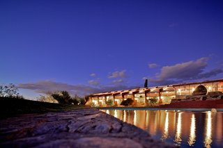 Taliesin West, view looking north.