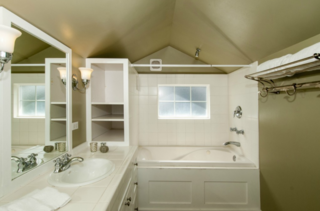 The old bathroom.