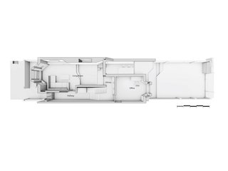 The ground floor plan of the Scenario House.