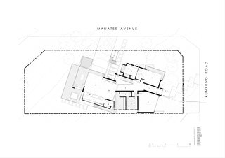 Two Angle House upper level plan