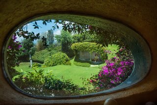 South-facing windows capture the winter sun while framing the best views of the garden. 