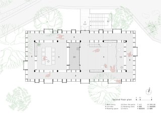 Mountain House in Mist ground floor plan