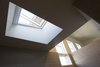 Modern home with Bath Room, Open Shower, and Porcelain Tile Wall. Master shower open to the sky and master bath Photo 5 of Downtown Sonoma Residence