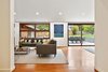 Modern home with Hallway and Medium Hardwood Floor. View from foyer Photo 4 of Portola Valley