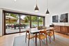 Modern home with Dining Room, Table, Ceiling Lighting, Chair, Medium Hardwood Floor, and Pendant Lighting. Dining room Photo 10 of Portola Valley