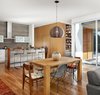 Dining and Kitchen. Photo 8 of Vance Lane Residence modern home