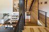 Modern home with Living Room and Medium Hardwood Floor. Main House Stairs Photo 10 of The Tesla of Boulder Homes Offered at $3,950,000