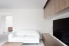 even in the living the dark walnut furniture has been designed by the architects Photo 2 of Home A236 modern home