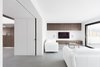 even in the living the dark walnut furniture has been designed by the architects Photo 8 of Home A236 modern home