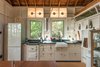 Reclaimed White Washed Cedar Kitchen Photo 3 of Putnam Valley Lake House modern home