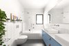 Modern home with Wood Counter, Ceramic Tile Floor, Marble Counter, and Ceiling Lighting. Ravit Dvir Architecture and Design Photo 15 of The house in Mei Ami