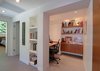 Modern home with Office, Chair, Study Room Type, Bookcase, Desk, Porcelain Tile Floor, and Storage. Study and Guest bedroom Photo 10 of Alpine Street