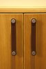 Leather cabinet pulls Photo 12 of California Contemporary Home modern home