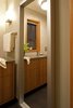 New Half Bathroom with Reclaimed Wood Vanity Photo 14 of California Contemporary Home modern home