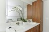 Double vanity and linen cabinet Photo 2 of Contemporary Master Bathroom Remodel modern home