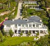 Aerial View Photo of Luxury Cape Cod modern home