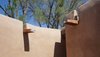Modern home with Exterior, House, and Stucco Siding Material. Canale Detail Photo 8 of Santa Fe East Side Home