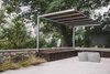 Modern lines softened by these wood edges Photo 8 of Twin Lake Residence modern home