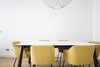 Modern home with Dining Room, Table, Chair, Ceiling Lighting, Light Hardwood Floor, and Lamps. Dinning room Photo 6 of 010.MS51