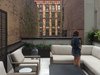 Modern home with Outdoor, Hardscapes, Rooftop, Trees, Shrubs, Wood Patio, Porch, Deck, Wood Fences, Wall, Concrete Patio, Porch, Deck, and Small Patio, Porch, Deck. Roof deck Photo 5 of Tribeca Loft
