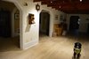 Modern home with Hallway and Ceramic Tile Floor. Off the kitchen Photo 5 of Barn House