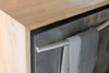 Modern home with Kitchen, Wood Counter, Metal Cabinet, Dishwasher, and Concrete Floor. Countertop Detail Photo 2 of Blacksmith Shop