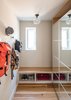 Modern home with Hallway and Medium Hardwood Floor. Mudroom Area Photo 9 of Forest Residence