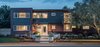 Modern home with Exterior, House Building Type, Metal Roof Material, and Brick Siding Material. Exterior Evening Shot Photo 20 of Forest Residence