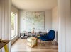 Modern home with Chair, Ceiling Lighting, and Medium Hardwood Floor. Master Bedroom Sitting Area Photo 13 of Forest Residence