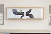 Modern home with Kitchen, Engineered Quartz Counter, Medium Hardwood Floor, and Wood Cabinet. Custom upper cabinet by AvenueTwo:Design with artwork by Tandi Venter Photo 5 of Pletcher Kitchen