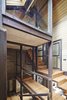 Modern home with Staircase, Metal Railing, and Wood Tread. Interior Photo 13 of House in Duhanino