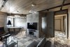 Modern home with Living Room, Pendant Lighting, Ceiling Lighting, Coffee Tables, Sofa, Chair, and Ceramic Tile Floor. Dining and living room Photo 5 of NagatinSky