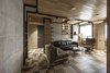 Modern home with Living Room, Chair, Sofa, Bookcase, Coffee Tables, Floor Lighting, Pendant Lighting, Ceramic Tile Floor, and Ceiling Lighting. Living room Photo 8 of NagatinSky
